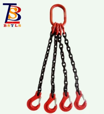 Grade 80 Lifting Safety Factor Three Legs Chain Slings