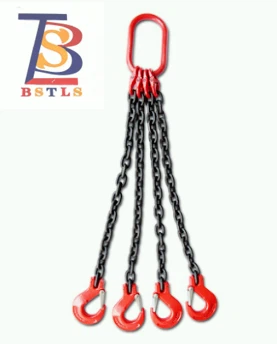 BST G80 फोर-लेग अलॉय स्टील चेन स्लिंग
